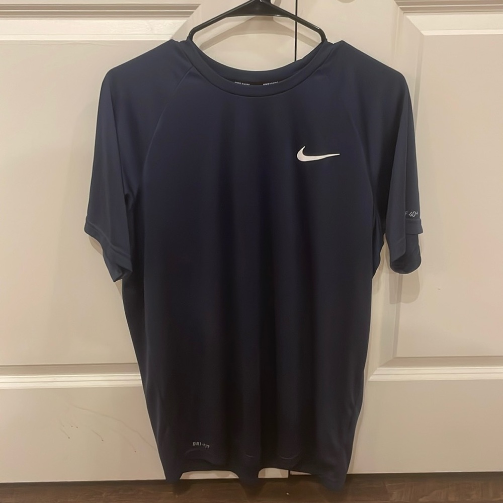 Nike Swim UPF 40 Dri Fit Shirt - Navy